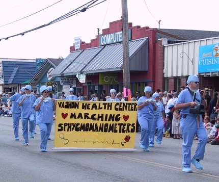 Gary Koch leading the Parade!